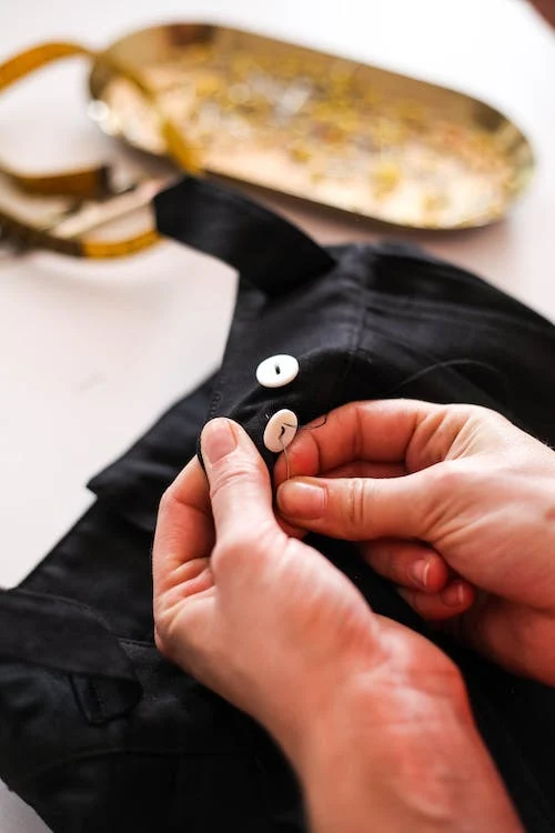 How to Sew a Button